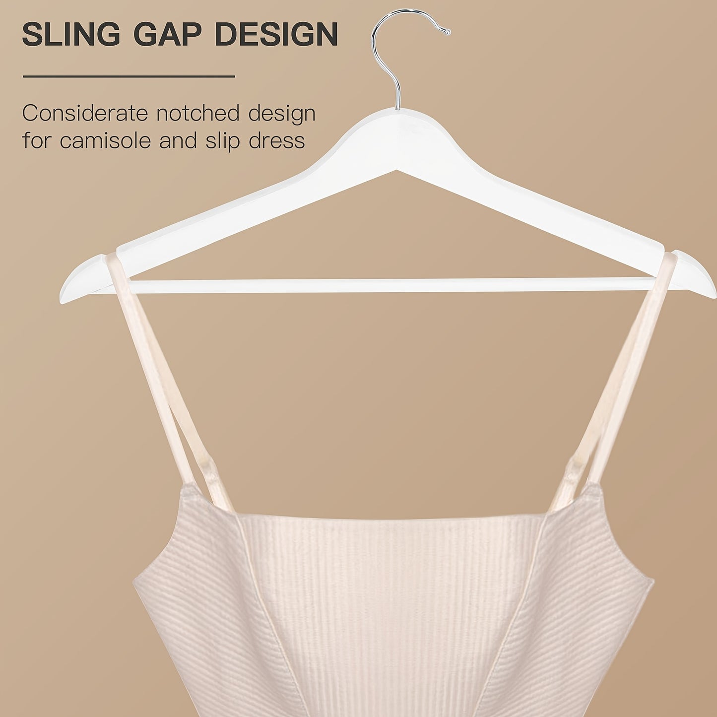 20/40pcs Wooden Coat Hangers, Strong Wood Hanger, with 360° Hook, Shoulder Notches for Suspenders, Coats, Jackets, Suits